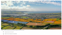 Image 15 : Illustrative masterplan overlay showing the employment areas next to the A30 1 2 1 2 Employment Area next to the A30 Mixed use area ( employment with residential ) Image 15 : Illustrative masterplan overlay showing the employment areas next to the A30 1 2 1 2 Employment Area next to the A30 Mixed use area ( employment with residential )